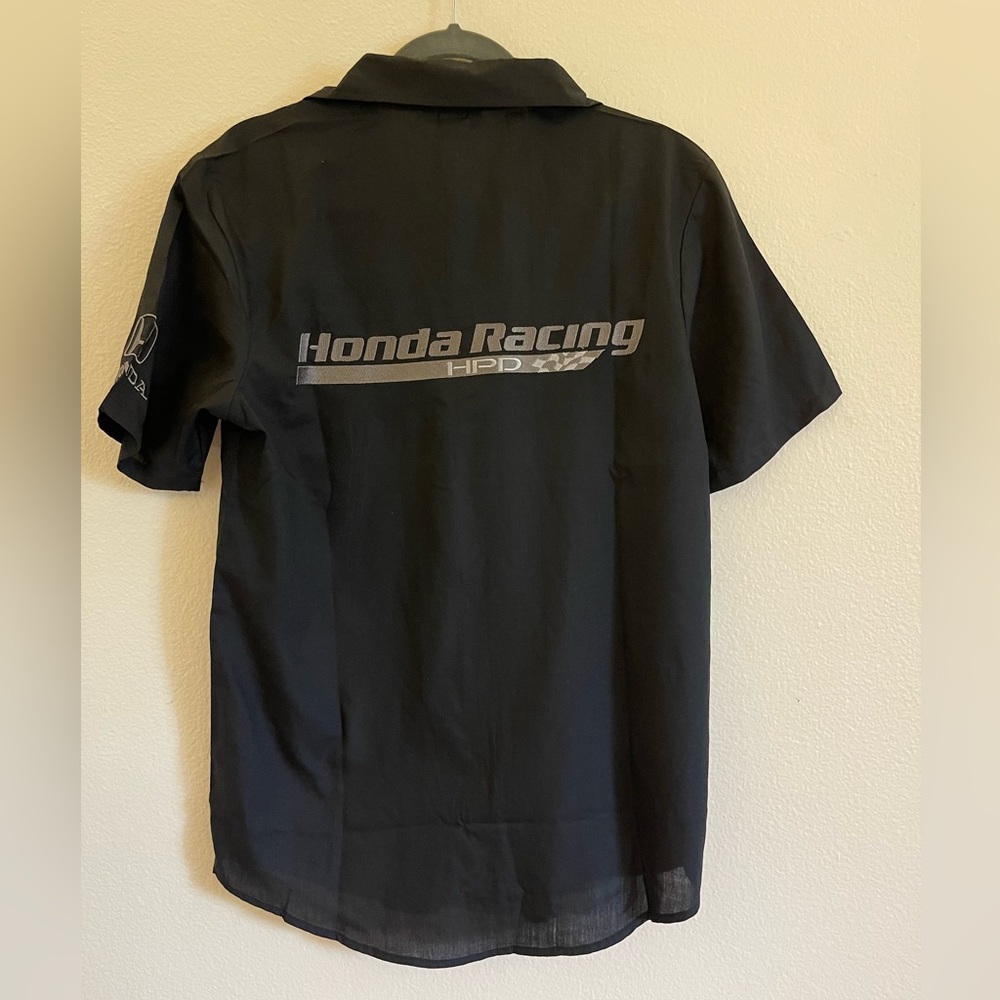 Honda Racing Black Button Up